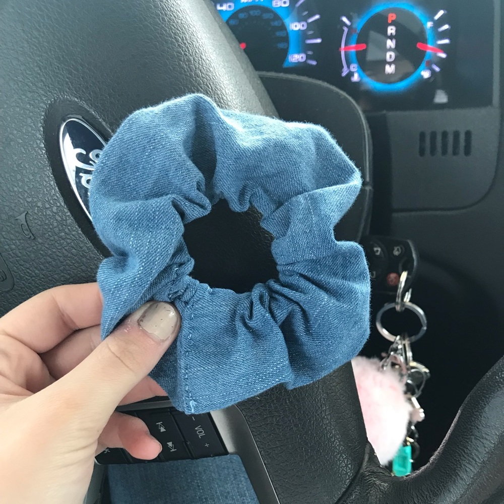 Denim Scrunchie